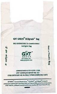 GXT GREEN Biodegradable & Compostable Lexington Corn Starch Bags with Size (13 X 16) Microfibre Storage Pouch