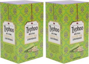 typhoo Lemon Grass 25 TeaBags (Pack Of 2) Lemon Green Tea Bags Box