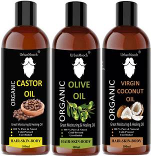 Urbanmooch Castor Oil Olive Oil Coconut Oil For Hair Growth Hair Oil Price In India Buy Urbanmooch Castor Oil Olive Oil Coconut Oil For Hair Growth Hair Oil Online