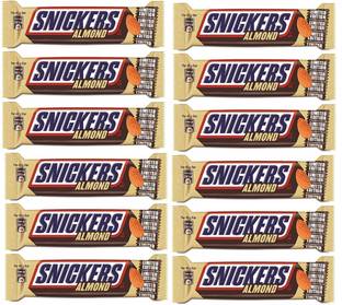 SNICKERS Almond Filled Chocolate Bar (45g x 12) Bars