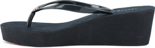 tommy hilfiger wedge flip flops
