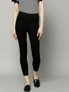 marks and spencer black jeggings