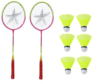 Details about   Star X Trendy Colo Double Shaft Badminton Racket+Double Wiring,Soft-OVg 