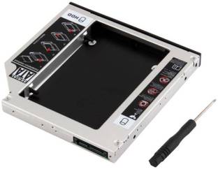 Hexagear 9 5mm Universal 2nd Hard Drive Bay Caddy For Cd Dvd Rom Laptop Macbook Pro 2 5 Internal Hard Drive Enclosure Hdd Caddy For Serial Ata Universal 2 5 Hdd Ssd Multicolor Hard Drive Sata 2nd Hdd Caddy Tray Internal