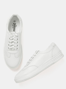 roadster women white sneakers