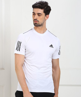 adidas striped t shirt mens