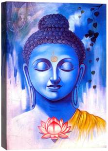 Art Amori Gautam Buddha Canvas Painting Canvas 24 Inch X 18 Inch