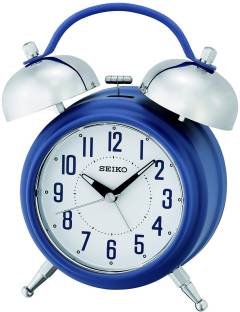 Seiko Analog Blue Clock