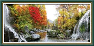 god & god's 124.46 cm Canvas HD Digital Painting 4909 Self Adhesive Sticker