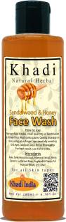 khadi natural herbal Sandalwood and Honey  200ml Face Wash