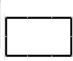 Mezire Eyelets Projector Screen 8 X 6 Feet Imported High Gain Fabric Aspect Ratio 4 3 Width 500 Cm 44 5 Height Reviews Latest Review Of Mezire Eyelets Projector Screen 8 X
