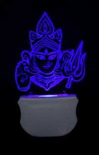 Zuper The Maa Durga 3d Illusion Led Night Lamp Comes With 7