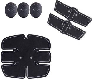 Greaterscap Slimming Massager Mobile Gym Unisex Vibrating Magnetic Slimming Belt Black Abdominal Muscle Exerciser Trainer Smart Abs Stimulator Fitness Gym Abs Stickers Pad Body Loss Slimming Massager Mobile Gym Unisex Vibrating Magnetic