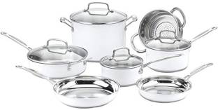 Shop Cuisinart 13 Piece Green Chef Cookware Set Overstock 9533576