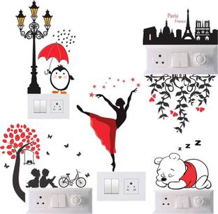 Get Wallpaper Happy Walls Switchboard Stickers 2 Price In India Buy Happy For iPhone