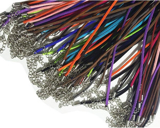 DIY Crafts Leather Necklace Cord with 