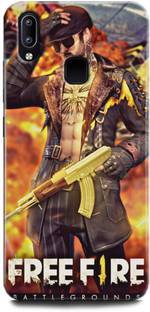 Intellize Back Cover For Vivo Y93 1814 Free Fire Printed