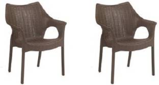 Supreme Cambridge Set of 2 Chairs, Wenge Plastic Cafeteria Chair