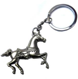 AVI Horse 3D design silver Metal Key Chain