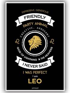 Poster Leo Astrology Quotes Motivational Poster For Door Room Office Photographic Paper Artinkart Posters Art Paintings Decorative Quotes Motivation Typography Humor Posters In India Buy Art Film Design