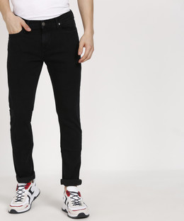 tommy hilfiger black jeans mens
