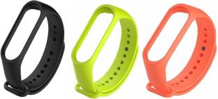 CPERA TPU Silicon Band Strap for Mi Band 3.Mi Band 3 Combo (pack of 3 Smart Band Strap