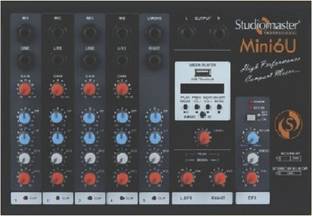 Studiomaster Mini 6u With Bluetooth And Usb Digital Sound Mixer Price In India Buy Studiomaster Mini 6u With Bluetooth And Usb Digital Sound Mixer Online At Flipkart Com