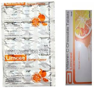 Abbott Limcee Vitamin C 500mg Orange Flavor Chewable Tablets