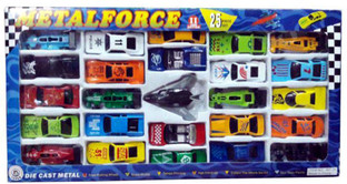 die cast car set