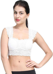 Ns Fashion Bralette White Blouse Bra 