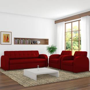 Adorn Homez Atlanta Leatherette 3 1 Maroon Sofa Set Price In Adorn Homez Atlanta Leatherette 3 1