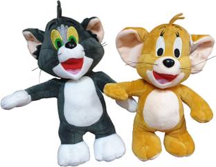 Maskey The Naughty Tom The Clever Jerry Cat Mouse Run Chase Ultra Soft Stuffed Toy L 55cm 55 Cm The Naughty Tom The Clever Jerry Cat Mouse Run Chase Ultra Soft Stuffed Toy
