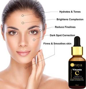 Oraya Vitamin C Face Serum For Skin Brightening, Skin Toning & Anti Ageing