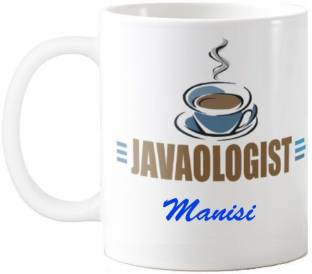 Exoctic Silver Manisi Java Office Gift 52 Ceramic Coffee Mug