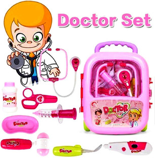 doctor toy set with light sound effects