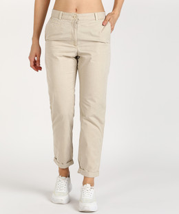 Marks and spencer beige trousers clearance