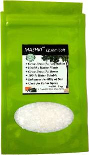 MASHKI PREMIUM QUALITY 1 KG EPSOM SALT 100% NATURAL & ORGANIC FOR YOUR HEALTHY PLANTS Manure