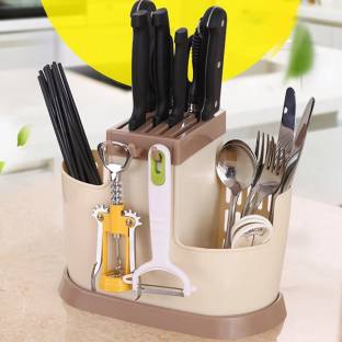 Paybox Multi Functional Kitchen Utensil Stand Kitchen Spoon Disposable Plastic Cutlery Set