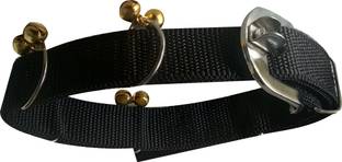 ADIOS 1 INCH BLACK COLOR GHUNGROO COLLAR Dog Everyday Collar