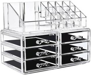 Avmart Lipsticks Holder Stand 6 Drawer Cosmetic Organizer Vanity Box White Jewellery Makeup Multi Purpose Reviews Latest Review Of Avmart Lipsticks Holder Stand 6 Drawer Cosmetic Organizer Vanity Box White Jewellery Makeup