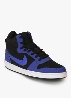 nike blue and black high tops