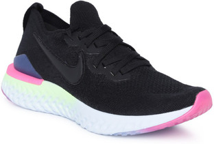 nike epic react flyknit blue running shoes flipkart