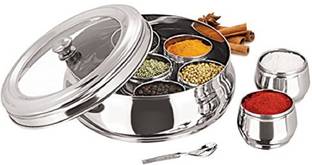 Upalabdh Stainless Steel Kitchen Masala Dabba Spice Container 1200 Ml Container Utility Box Reviews Latest Review Of Upalabdh Stainless Steel Kitchen Masala Dabba Spice Container 1200 Ml Container Utility Box Price