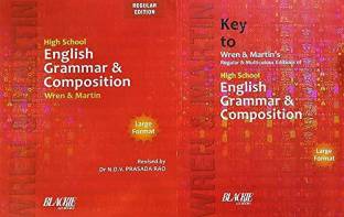 Wren And Martin English Grammar And Composition (Regular Edition) + Key To Wren And Martin English Grammar & Composition - COMBO PACK