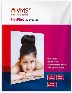 VMS Eco Plus High Glossy Photo Paper (20 sheets) Unruled A4 180 gsm Photo Paper