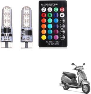 AuTO ADDiCT T10RGBScooty54 Headlight, Parking Light, Indicator Light, License Plate Light Motorbike LED for Suzuki (12 V, 1.2 W)