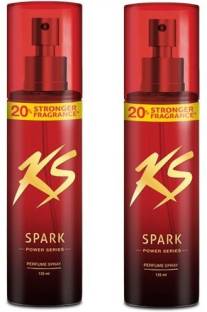 KS Spark Perfume Spray - For Men & Women pack of 2 Perfume  -  270 ml