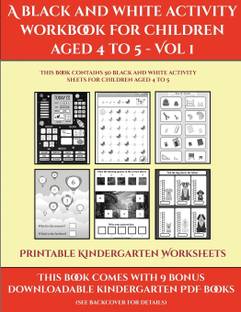 Printable Kindergarten Worksheets A Black And White Activity