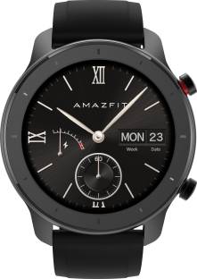 Currently unavailable Add to Compare huami Amazfit GTR 42 mm Smartwatch 4.3969 Ratings & 146 Reviews Upto 12 Days Battery Life 1.2 inch AMOLED Display with High Resolution 326 PPI 5 ATM Water Resistance + Music Control + 12 Sports Modes Built-in GPS + GLONASS+Actiity Tracking 24 x 7 Continuous Heart Rate + Abnormal Heart Rate Warning Sleep Monitoring + Smart Notifications + Weather Forecast Touchscreen Fitness & Outdoor 1 Year Manufacturer Warranty ₹9,999 ₹12,999 23% off Free delivery Bank Offer