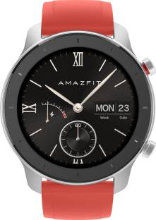 Add to Compare huami Amazfit GTR 42 mm Smartwatch 4.3969 Ratings & 146 Reviews Upto 12 Days Battery Life 1.2 inch AMOLED Display with High Resolution 326 PPI 5 ATM Water Resistance + Music Control + 12 Sports Modes Built-in GPS + GLONASS+Actiity Tracking 24 x 7 Continuous Heart Rate + Abnormal Heart Rate Warning Sleep Monitoring + Smart Notifications + Weather Forecast Touchscreen Fitness & Outdoor 1 Year Manufacturer Warranty ₹9,999 ₹12,999 23% off Free delivery Upto ₹9,450 Off on Exchange Bank Offer
